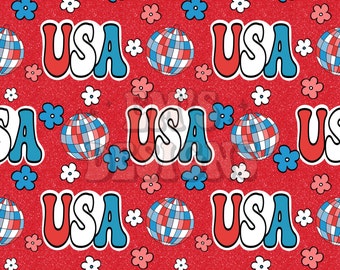 USA naadloze bestand rood