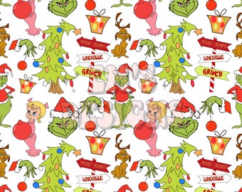 Kerstmis groen naadloos bestand