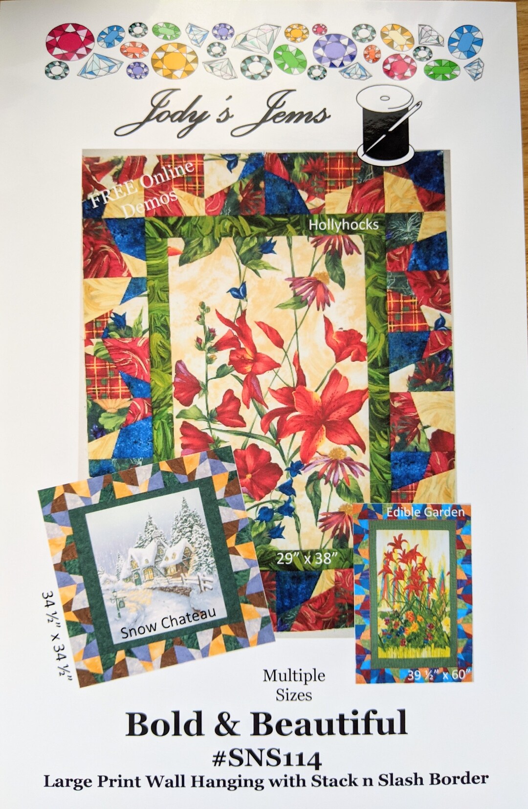 Panel Quilt Pattern: Stack & Slash Border, 9 Sizes (PDF) - Etsy