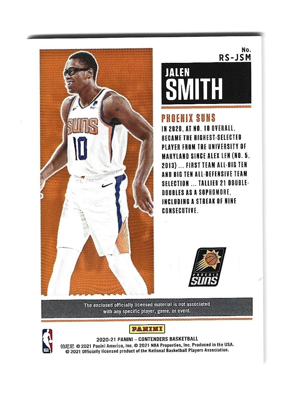 2021 Panini Contenders Basketball Rookie Ticket Phoenix