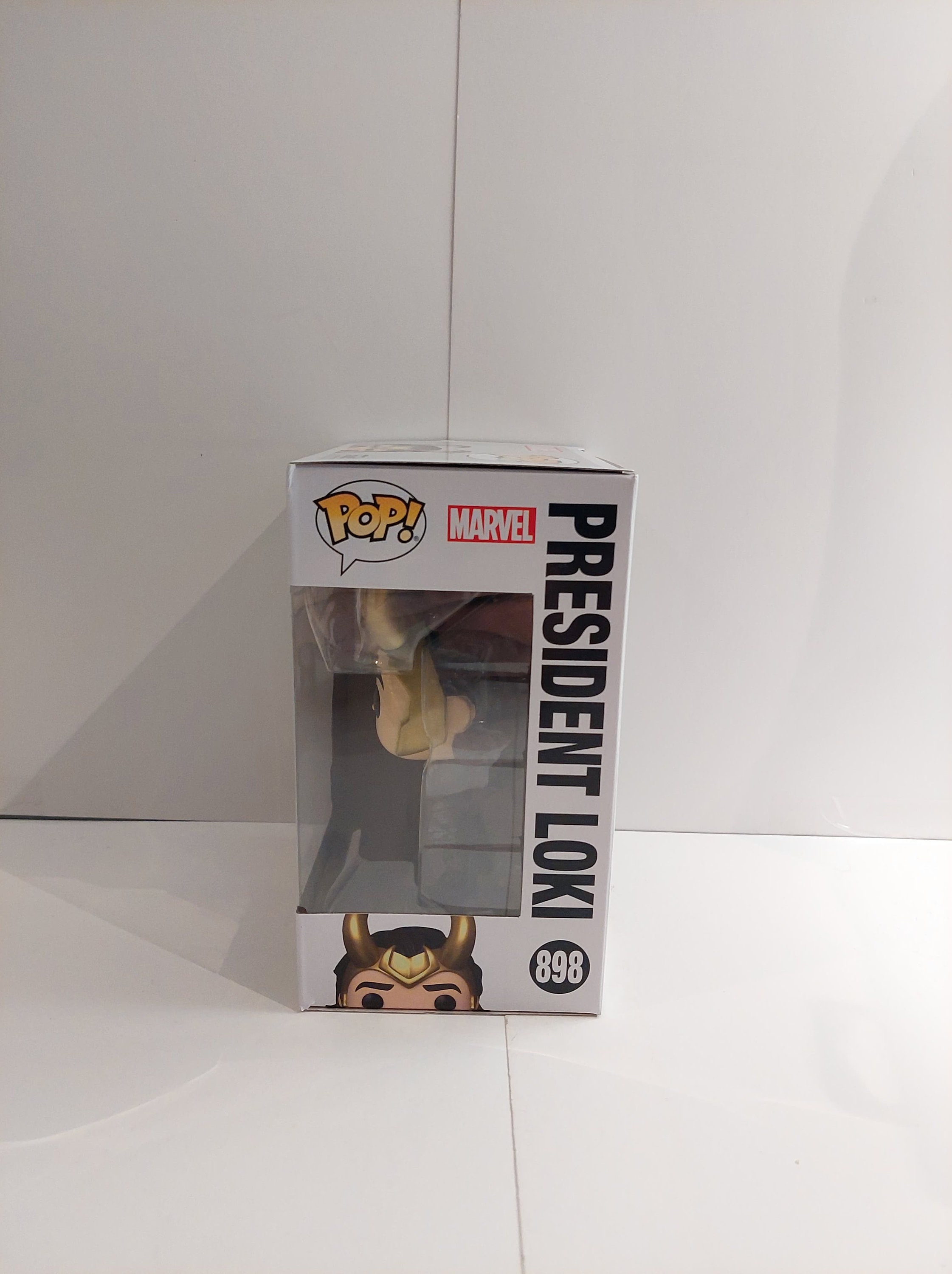 Funko Marvel: Loki - President Loki Pop! Vinyl Figure Bundled with  Compatible Pop Box Protector Case