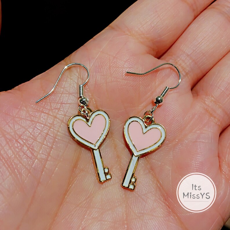 cute heart earrings Earrings Valentine/'s Day Gift,Earrings for Girls
