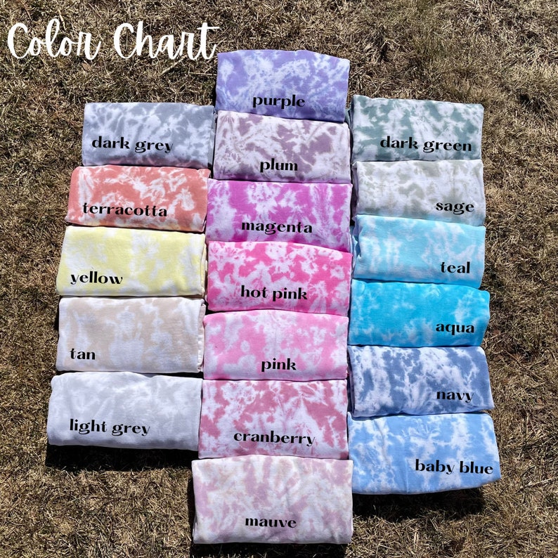 Tie Dye Crewneck Sweatshirt Etsy