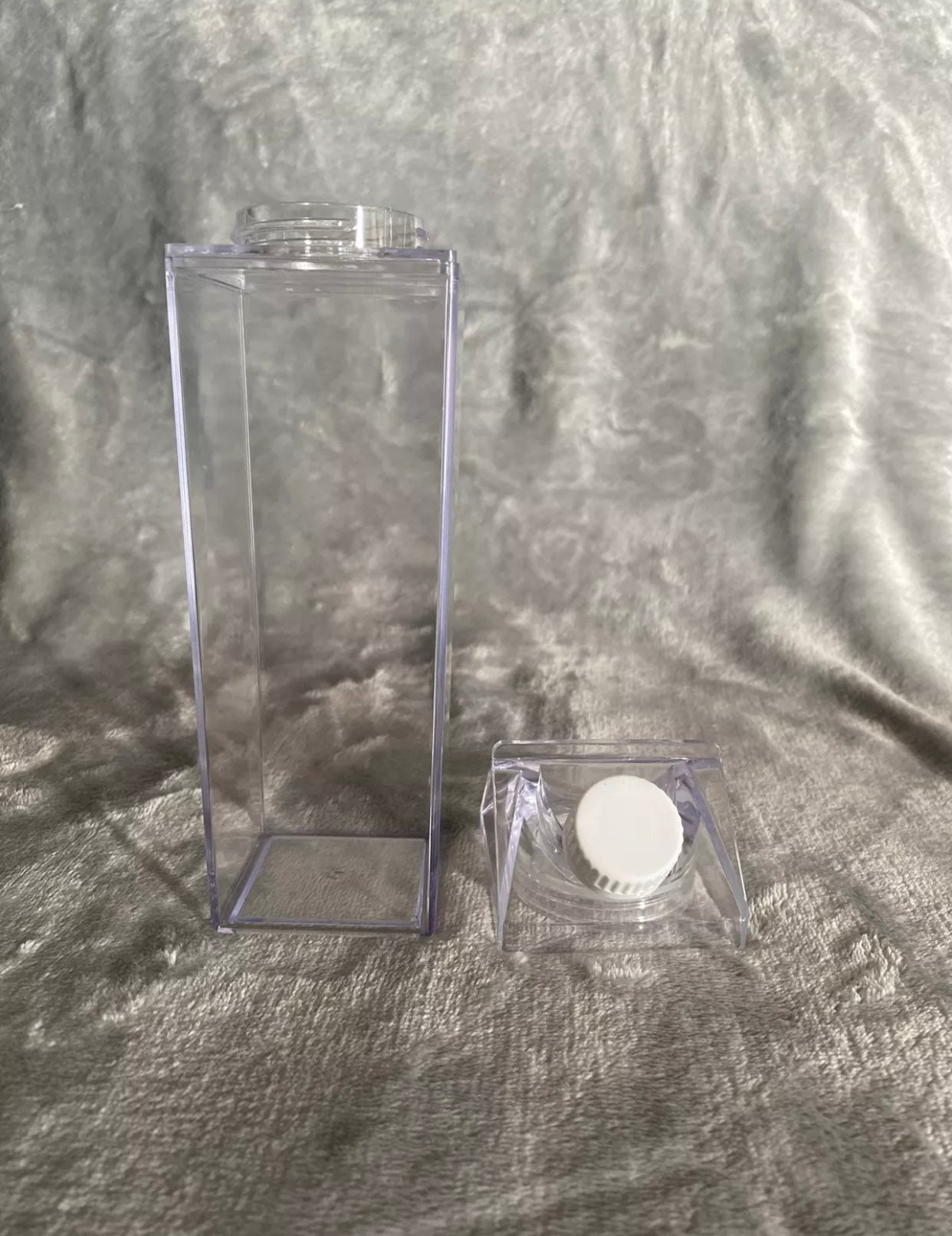 NEW Plastic Clear Transparent 500 ml 16.9oz Milk Carton | Etsy