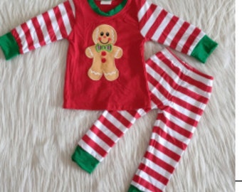 gingerbread baby pajamas