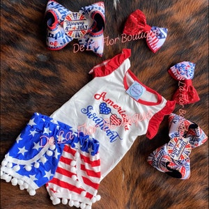 4th of July shorts outfit