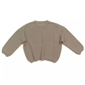 Oversized Chunky knitted unisex kid sweaters. image 4