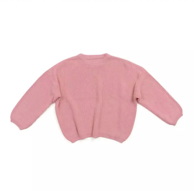 Oversized Chunky knitted unisex kid sweaters. image 6