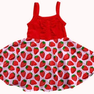 Twirl Strawberry Dress
