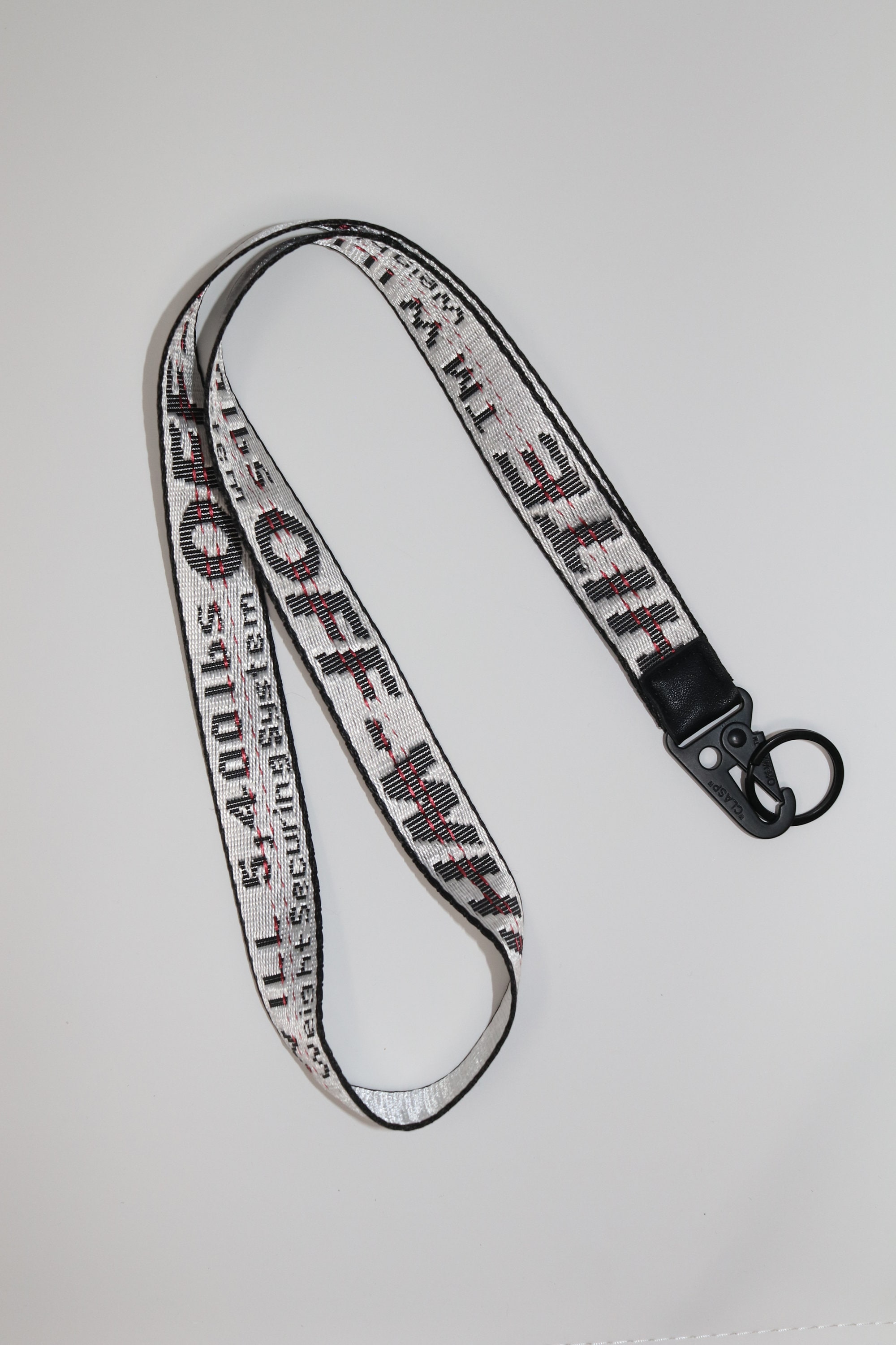 Off White Keychain Lanyard Etsy