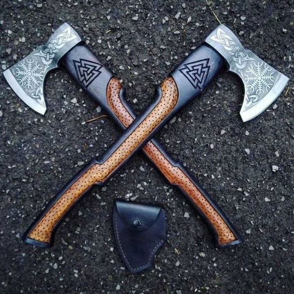 Personalized  gift for men ,Viking axes ,Hatchet, Viking Hatchet, Viking Bearded axe ,Handmade Luxury ,GROOMSMEN GIFT for HIM Forged  Axe