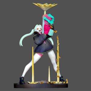 REBECCA 2 CYBERPUNK EDGERUNNERS 3d print stl file