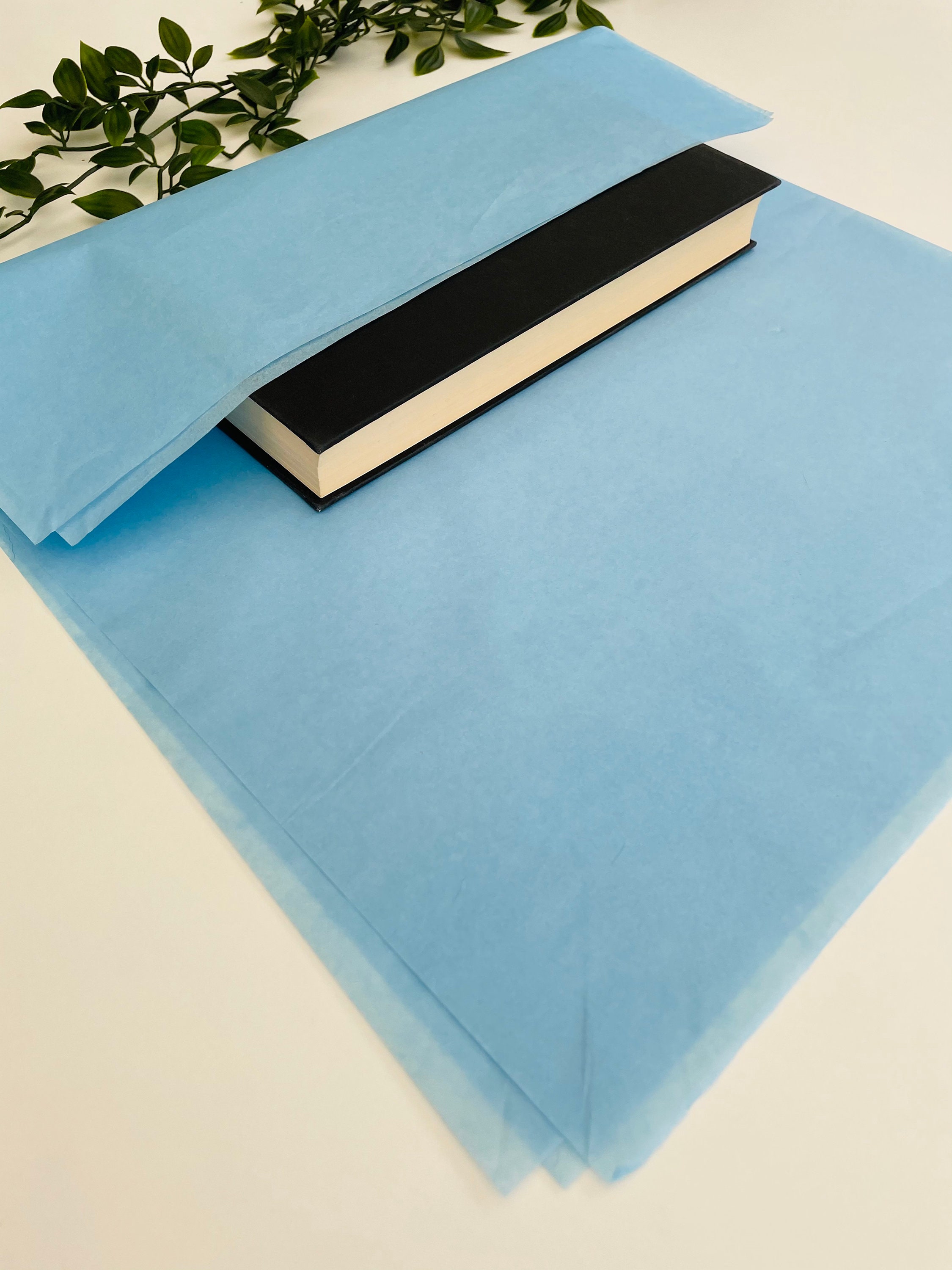 Light Blue Tissue Paper Light Blue Deluxe Tissue Paper Etsy