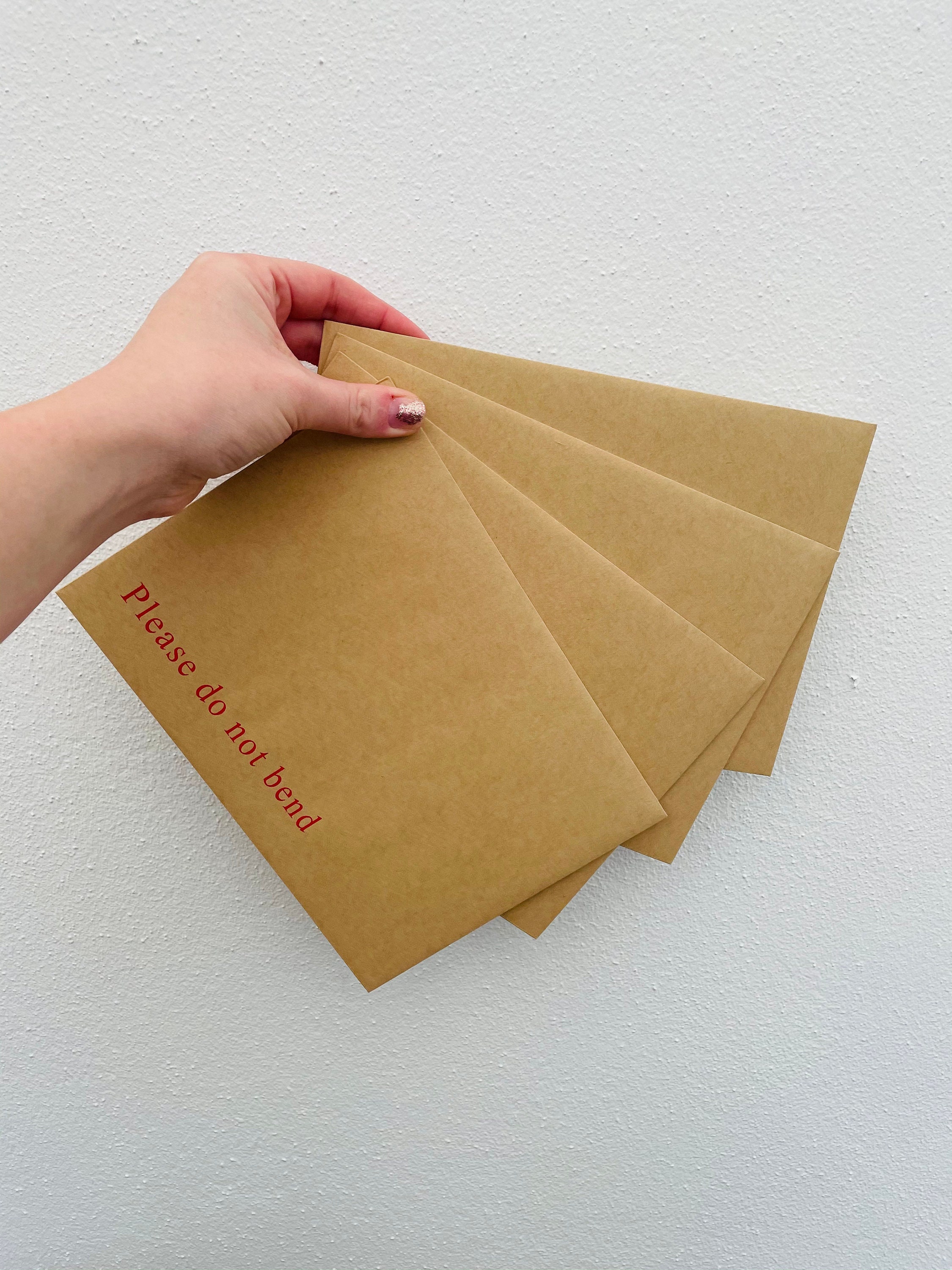 A5 Do Not Bend Envelopes Hardback Envelopes A5 Cardboard Etsy