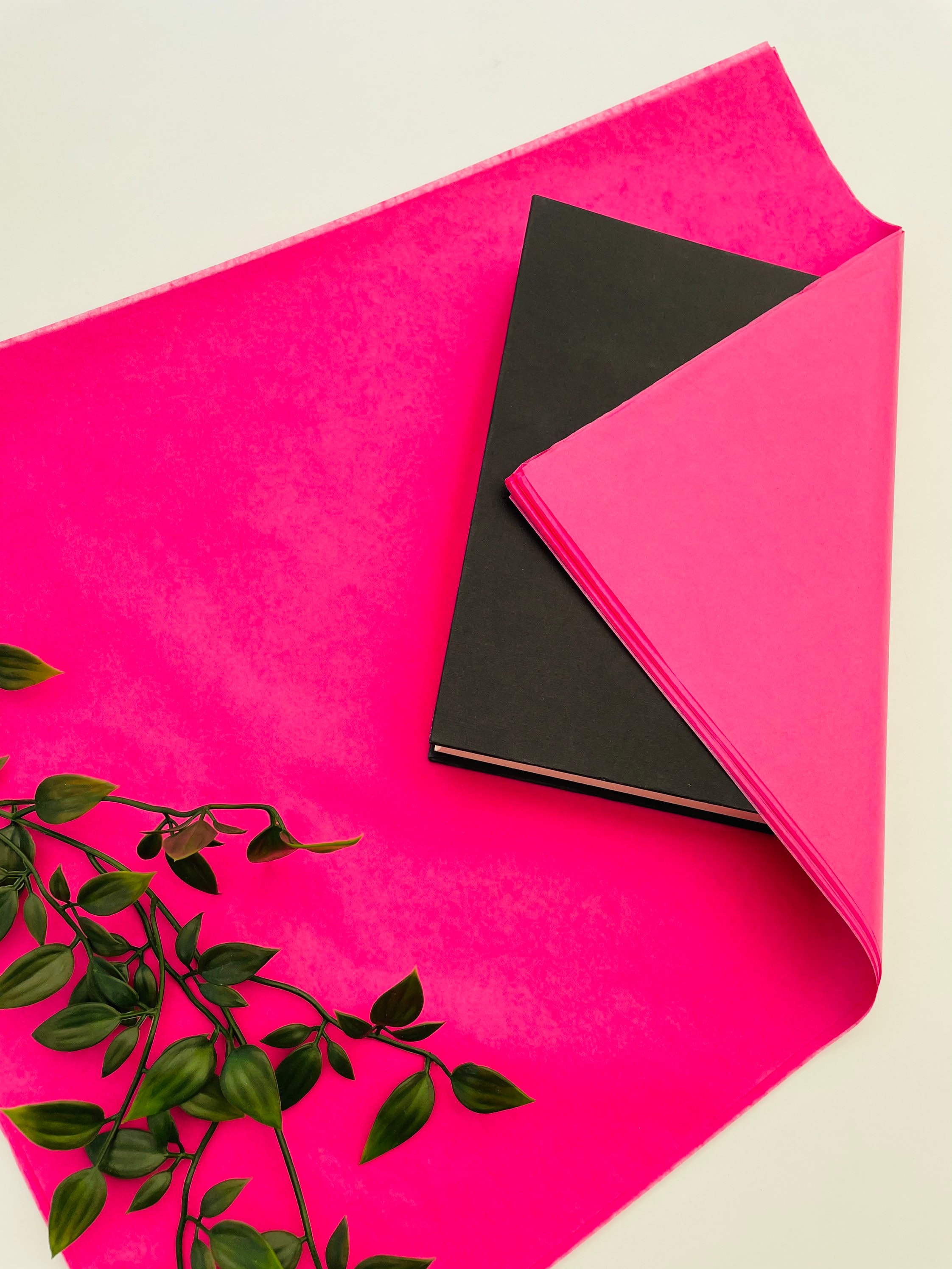 Bright Pink Tissue Paper Pink Deluxe Tissue Paper 14gsm Etsy