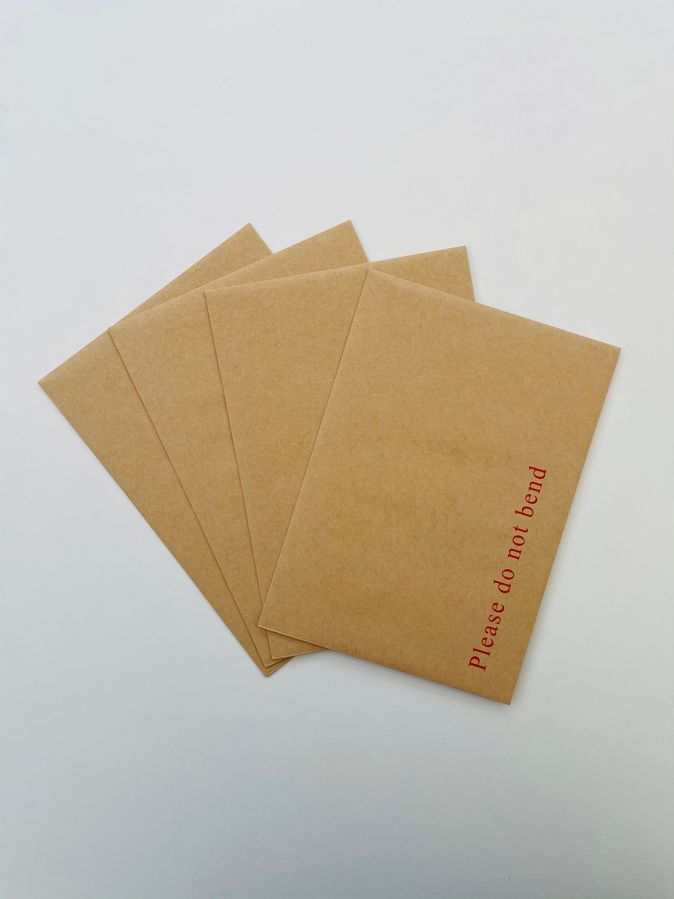 A5 Do Not Bend Envelopes Hardback Envelopes A5 Cardboard Etsy