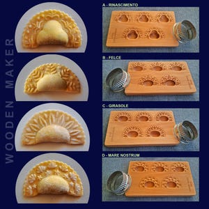 NEW !! AGNOLOTTI. Molds + cutter to realize delicious agnolotti of fresh pasta. Do it Fast and Simple!