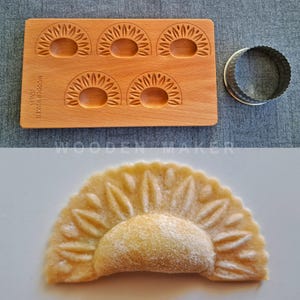 NEW !! AGNOLOTTI &quot;GIRASOLE&quot;. Molds + cutter to realize delicious agnolotti of fresh pasta. Do it Fast and Simple!