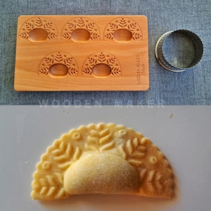 NEW !! AGNOLOTTI &quot;FELCE&quot;. Molds + cutter to realize delicious agnolotti of fresh pasta. Do it Fast and Simple!