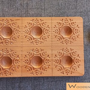 Floral Embossed Beech Wood Ravioli Mold – 6 Cavity With Pestle - Etsy