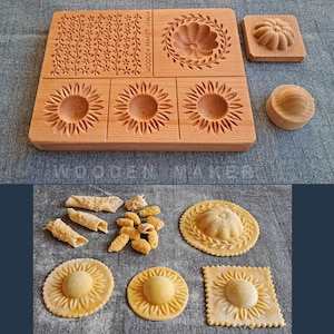 NUOVO!! stampi multifunzione PRIMAVERA. Fallo in modo semplice e veloce!  Prepara ravioli, gnocchi, cavatelli. tutto in uno!!