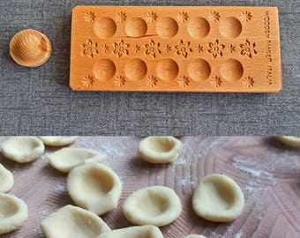 Orecchiette Pasta Board, Handmade Italian Beech Wood, MOCA Certified