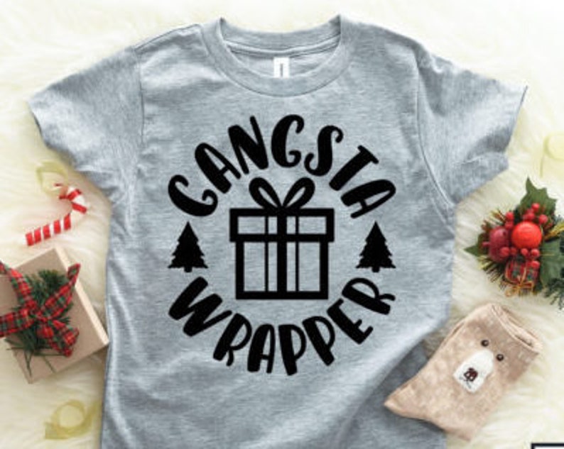 Download Gangsta Wrapper SVG PNG DXF eps Cricut Silhouette | Etsy