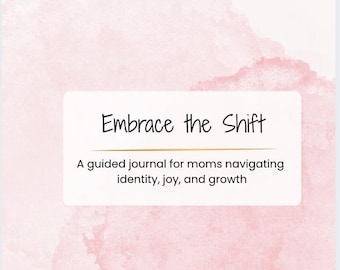Guided Journal for Moms | Self Reflection, Joy & Personal Growth | Printable Motherhood Journal PDF