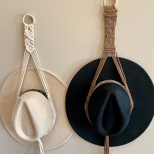 Macrame Hat Holder, Hat Holder, Macrame Hanging, Macrame Holder, Macrame Hanger, Brim Holder, Hat Hanger