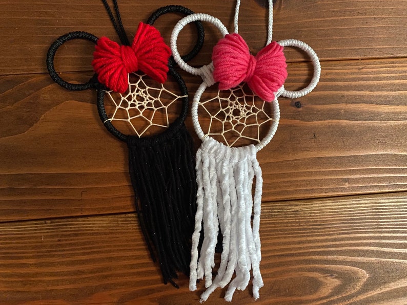 mini minnie dream catcher rear view mirror minnie dreamcatcher minnie car accessory