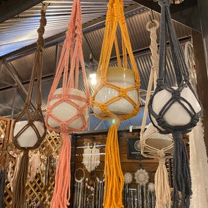 macrame plant hangers, plant hangers, macrame hanger