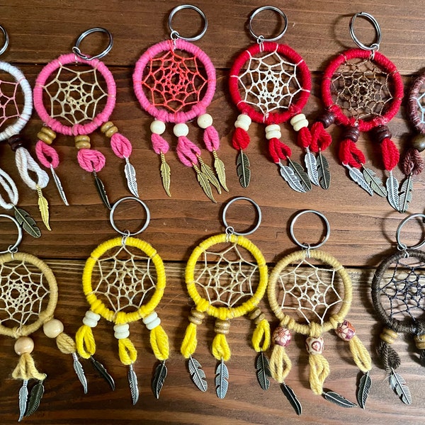Dreamcatcher Keychain Etsy