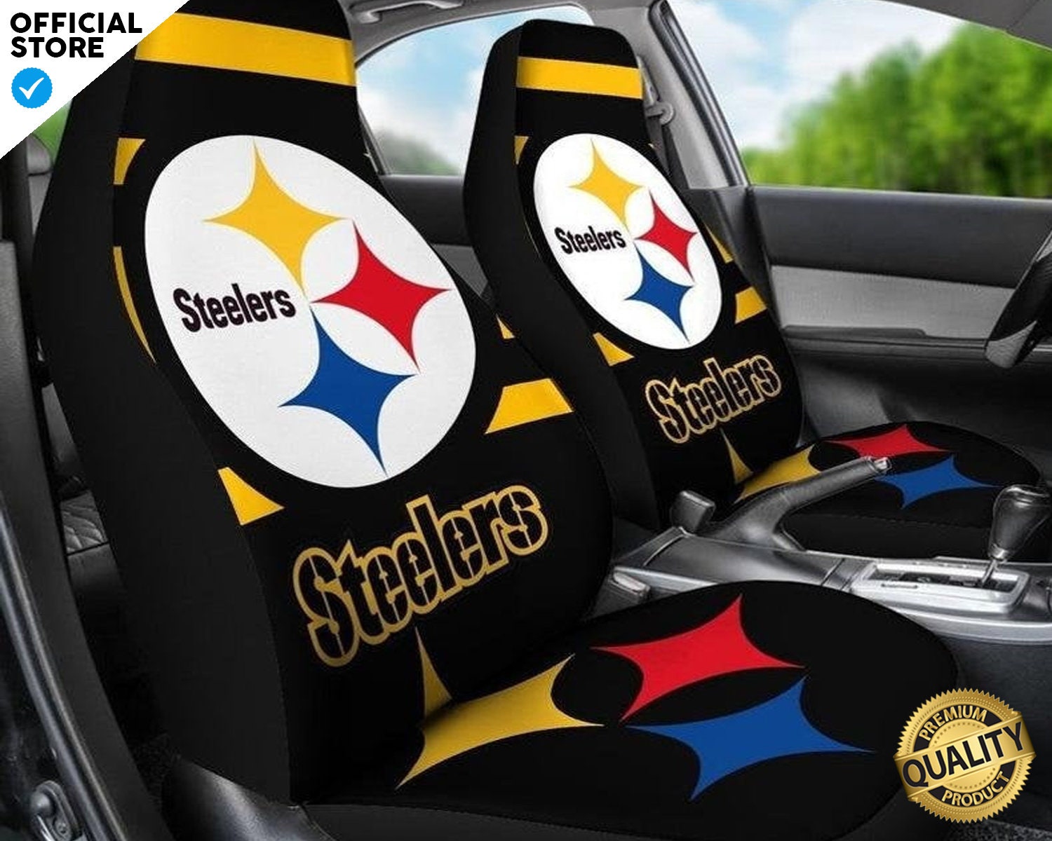 Steelers Car Seat Covers/Steelers Car Seat Cover/Steelers Etsy