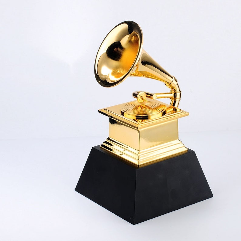 24K Real Gold Plated Grammy Award Trophy Souvenirs 2020 Etsy 24K Real Gold Plated Grammy Award Trophy Souvenirs 2020 Etsy
