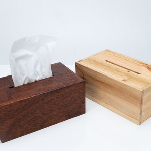 Tissue Box Cover, Made from recycled timber