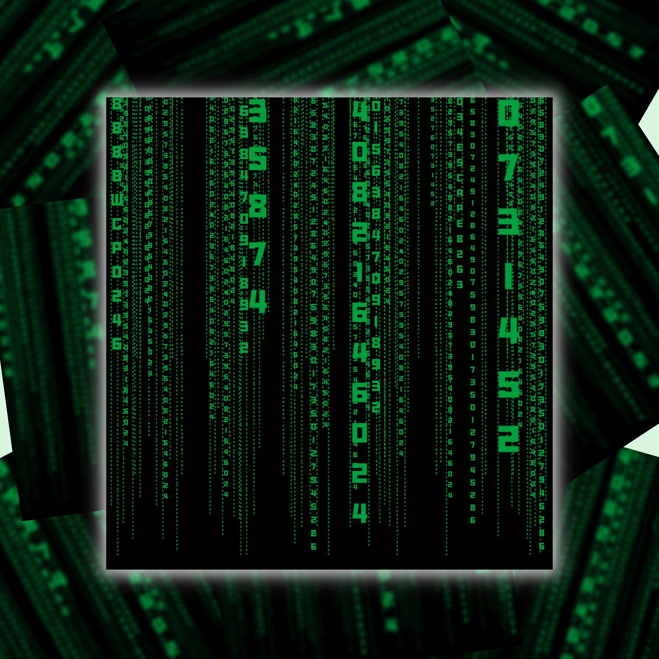 Matrix Code Lighter Wrap Sticker - Smoking Accessories - Matrix ...