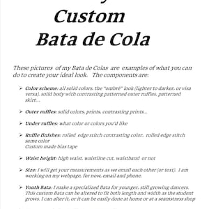 Cómo diseñar y pedir un Bata de Cola personalizado