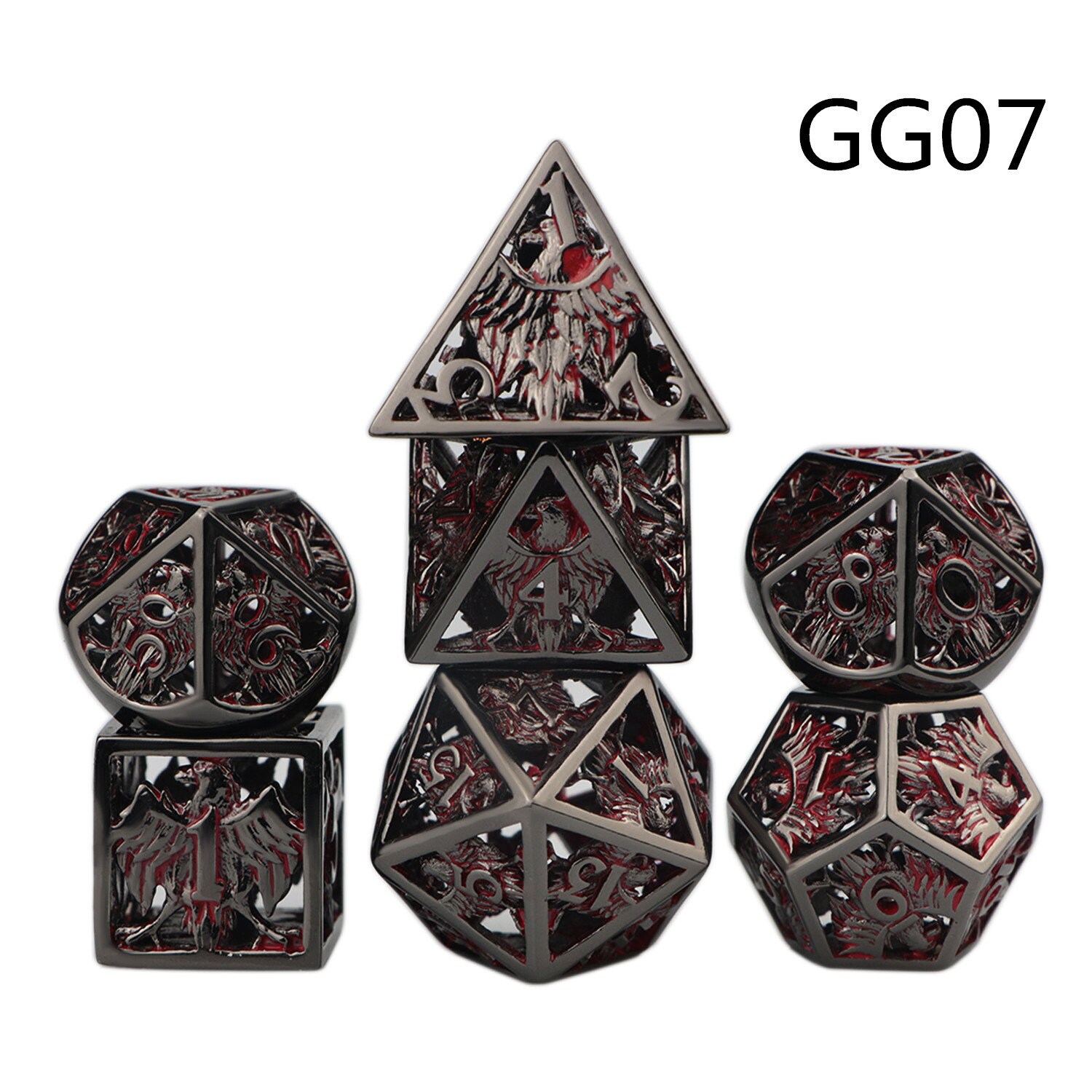 Hollow Metal Dice /DND Hollow dice set /New DnD Metal Dice Etsy
