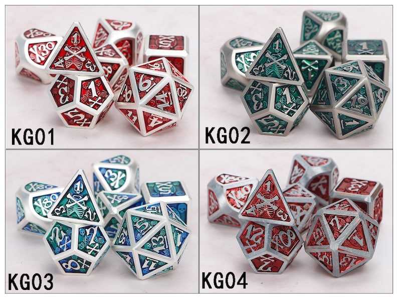 dnd dice for dungeon and dragon Solid Metal Polyhedral D/&D Dice rpg d20 dice Heavy Metal Polyhedral Dice DnD Metal Dice