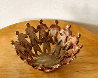 Handmade Figures Ceramic bowl