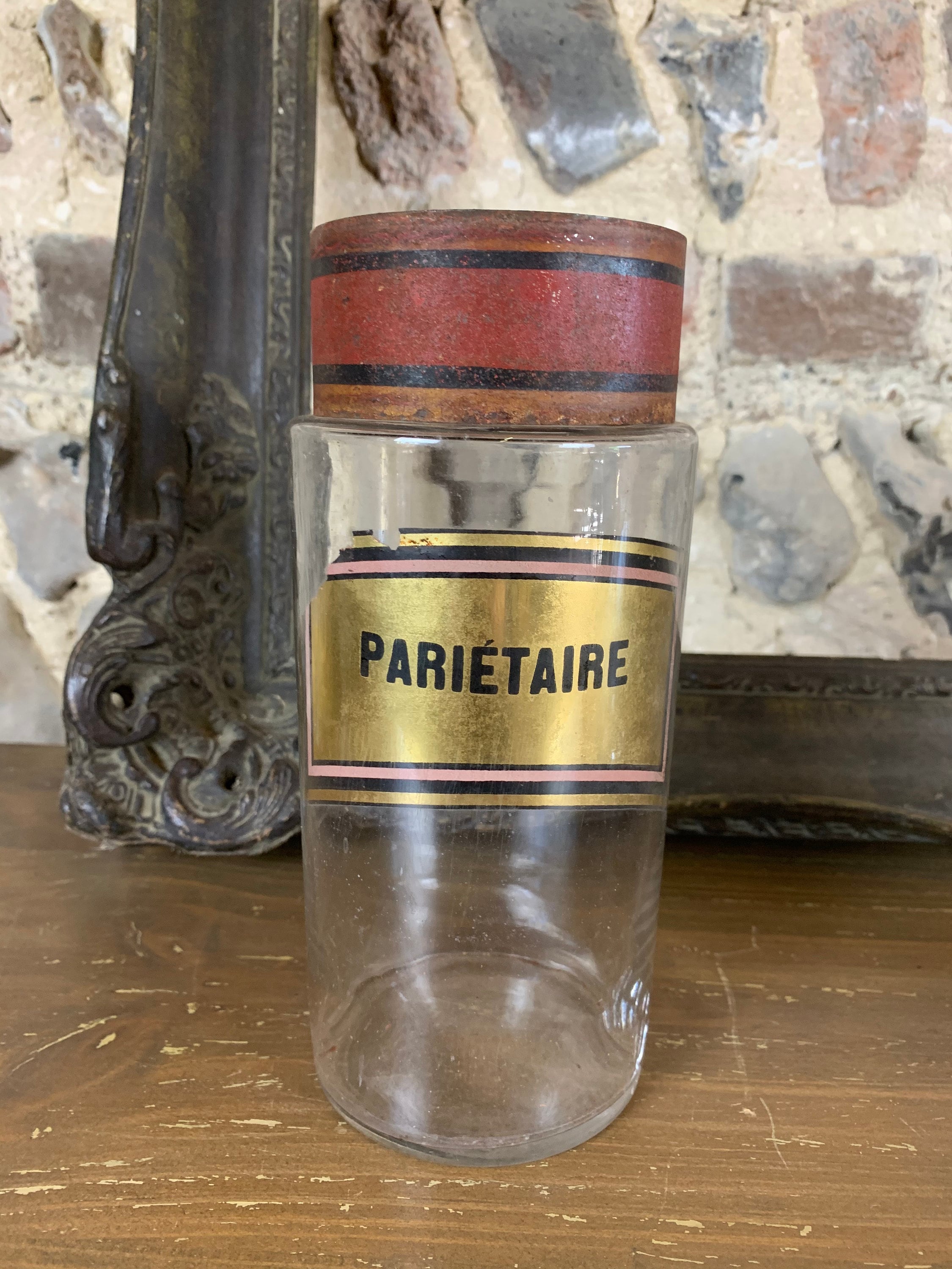 Red Apothecary Jars Etsy