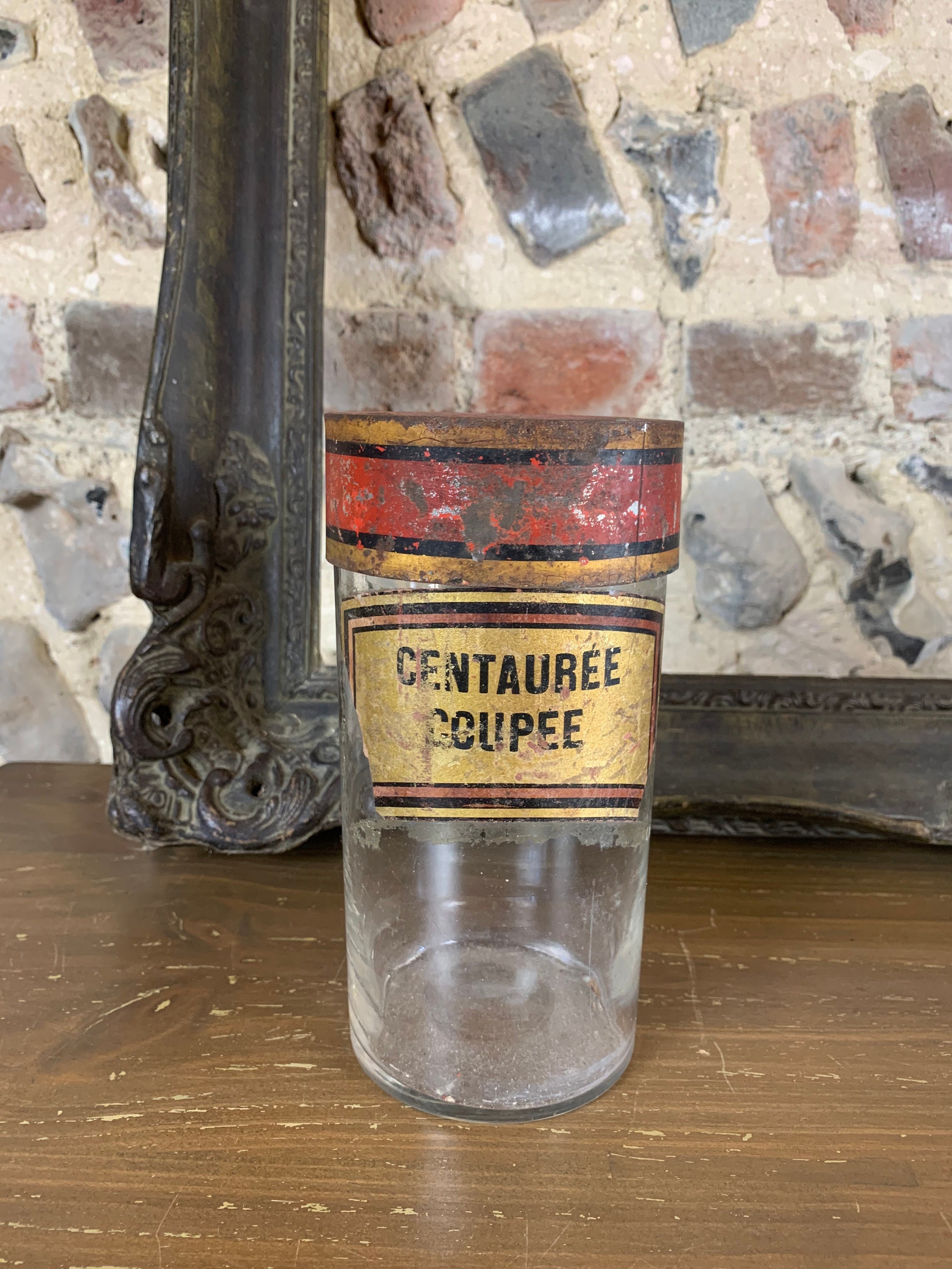 Red Apothecary Jars Etsy