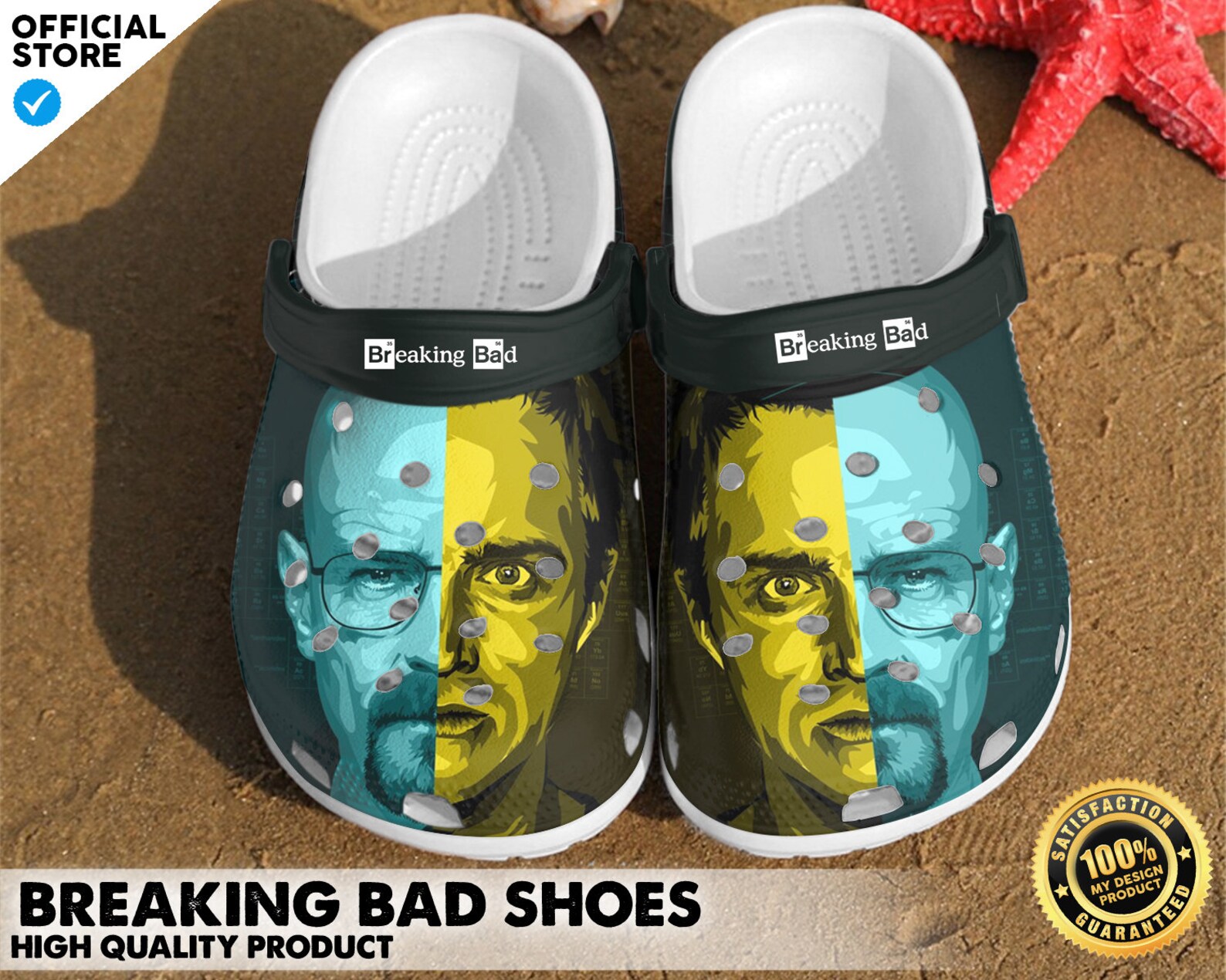 Breaking Bad Crocs Breaking Bad Clog Breaking Bad Crocband | Etsy