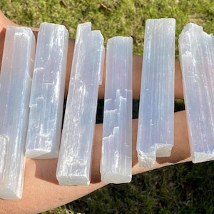 Lovely Raw Selenite Wand, Selenite Crystal, Selenite, Crystals