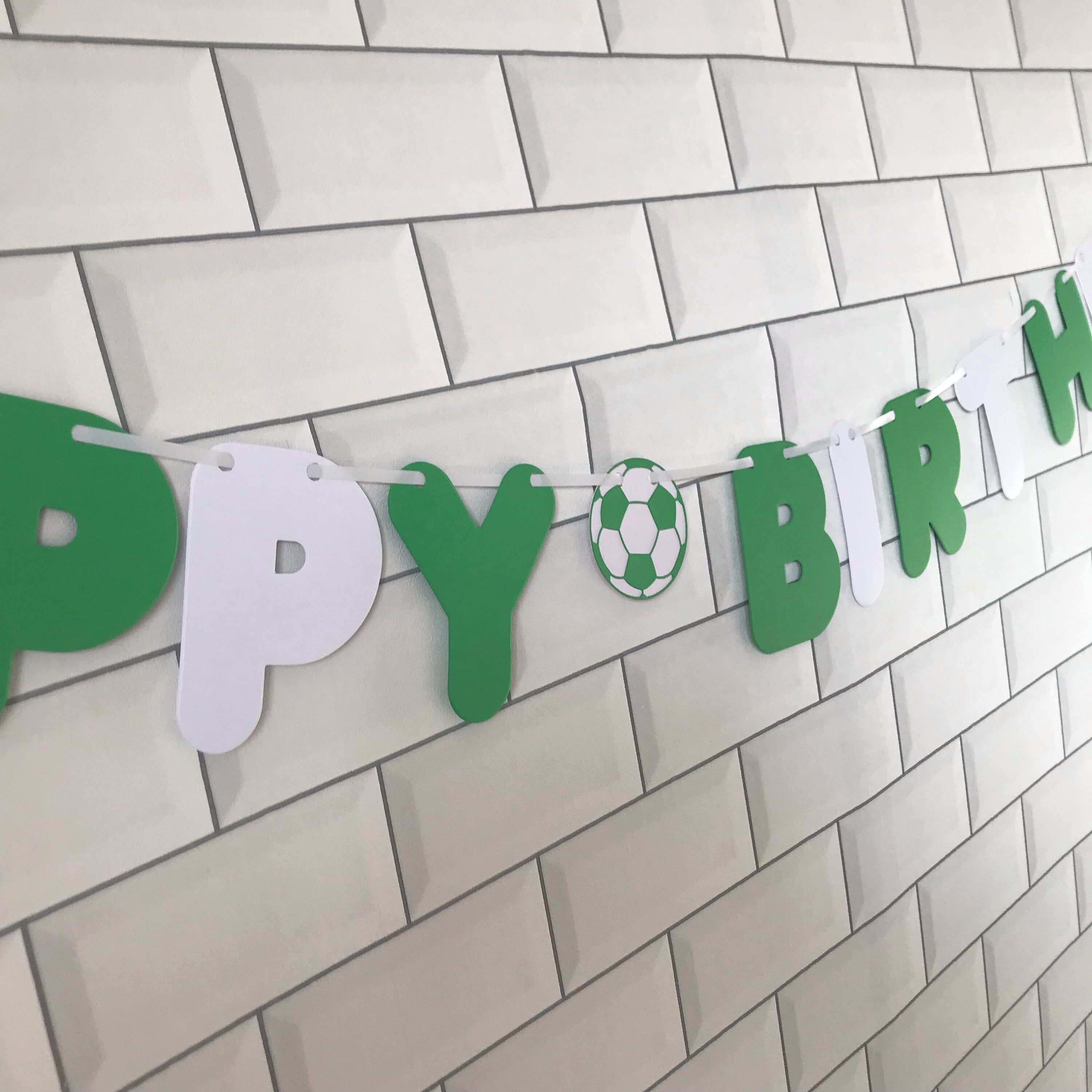 Glasgow Celtic Happy Birthday Banner Football Team Colours - Etsy UK