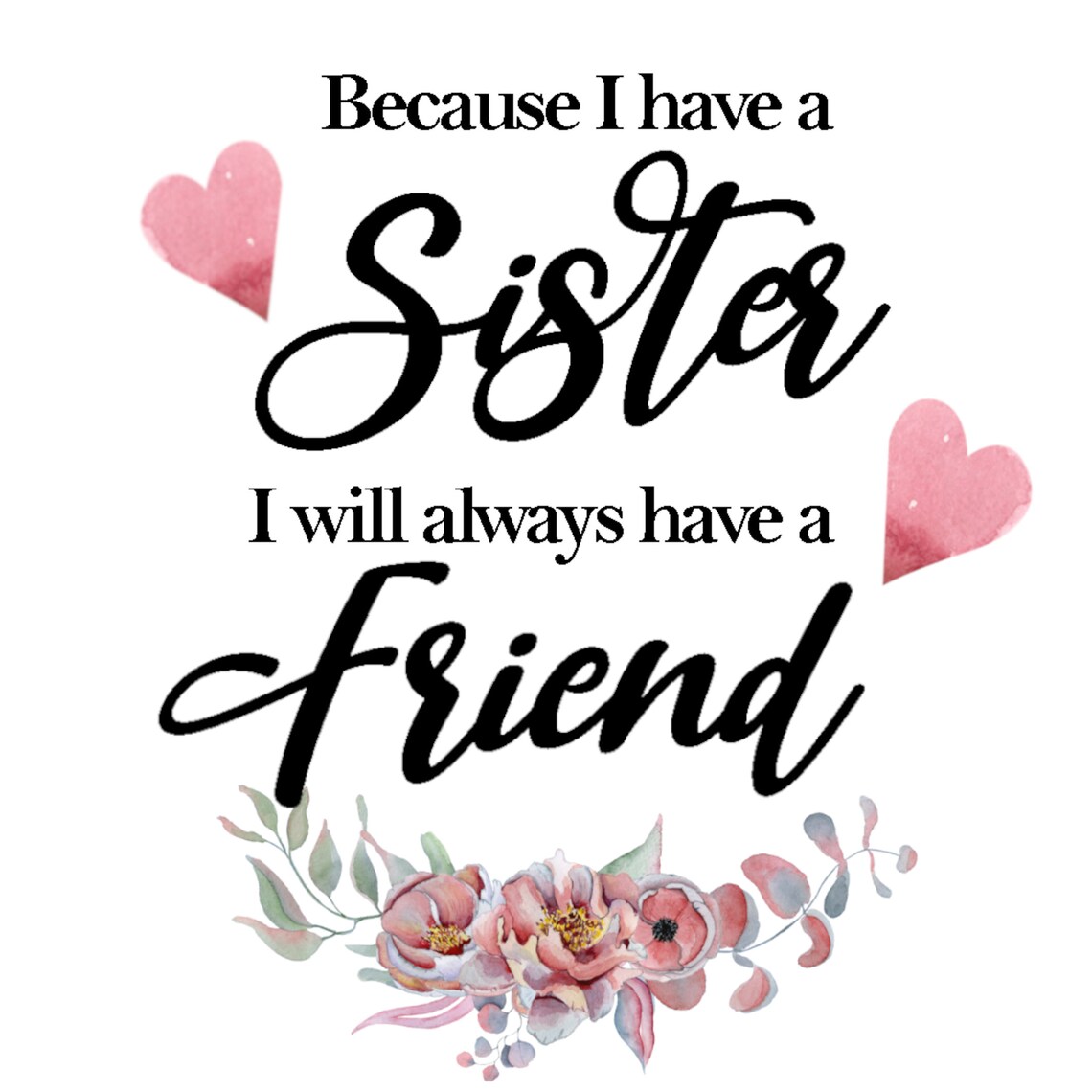 Big Sister Little Sister Personalised Mug Choice Of Quotes Etsy