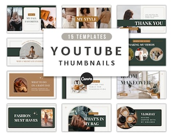 YouTube Thumbnail Templates, YouTube Playbutton, YouTube Branding