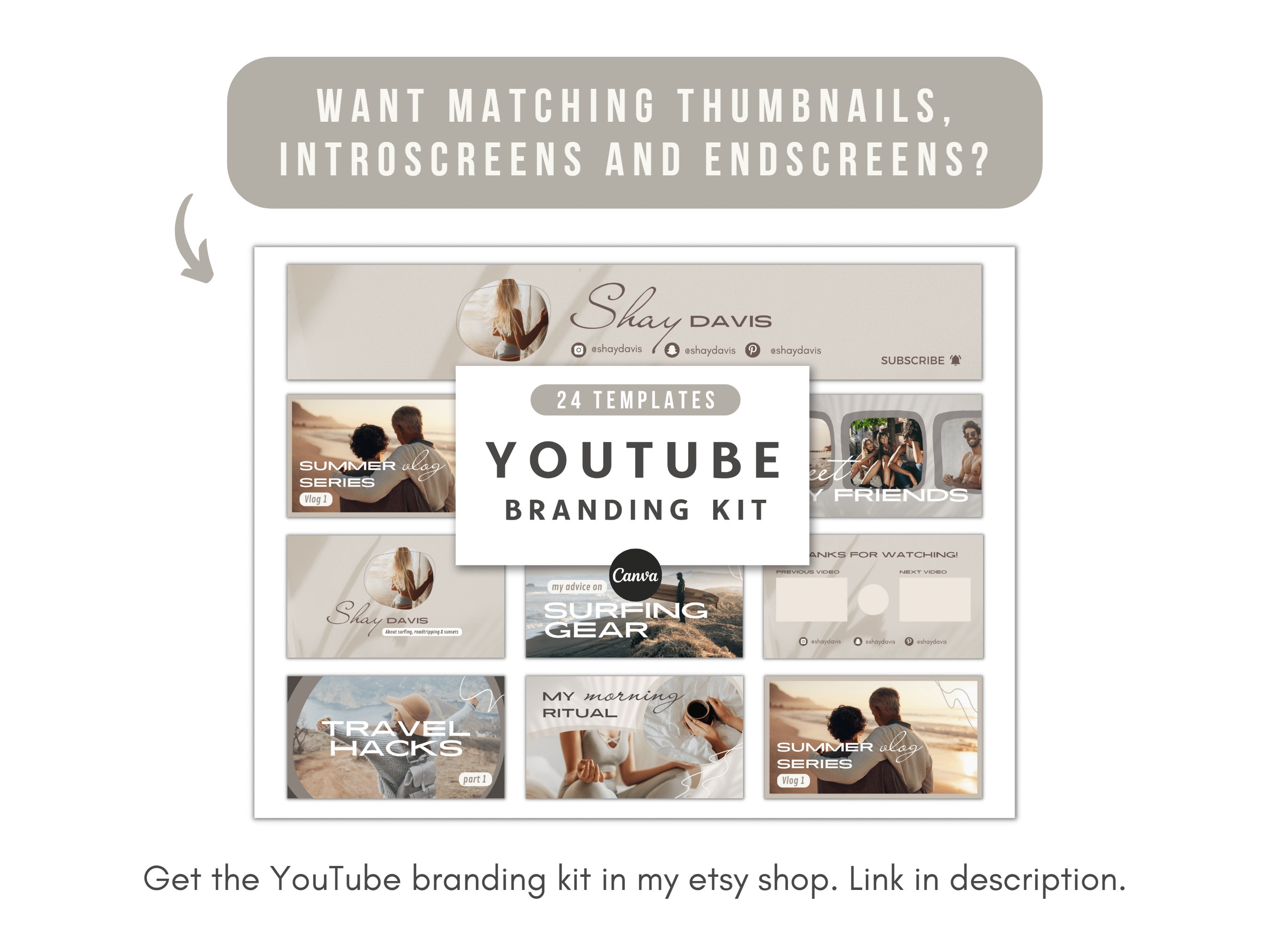 Youtube Banner Template, Youtube Channel Banner, Youtube Branding