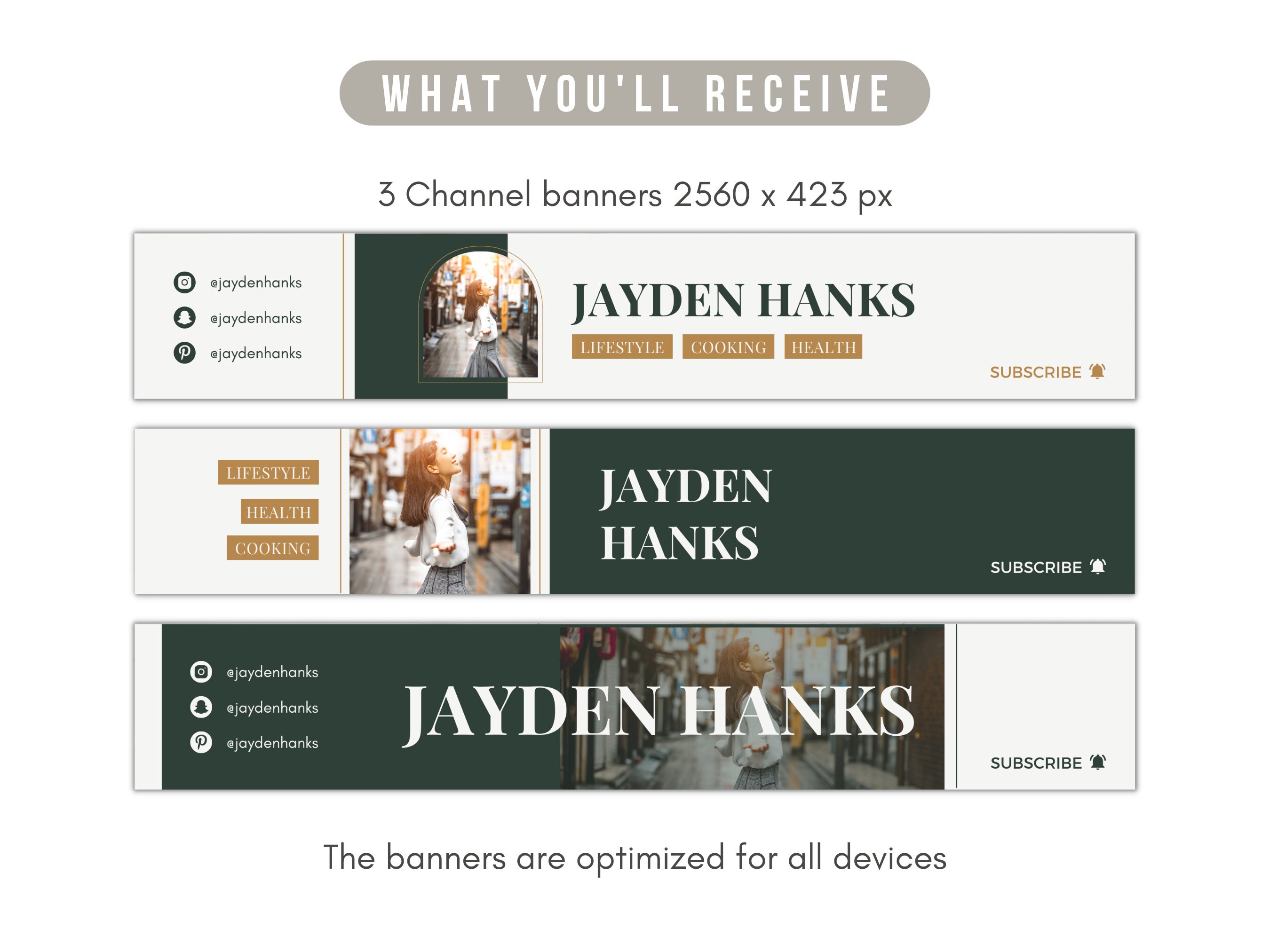 Youtube Banner Template, Youtube Channel Banner, Youtube Branding