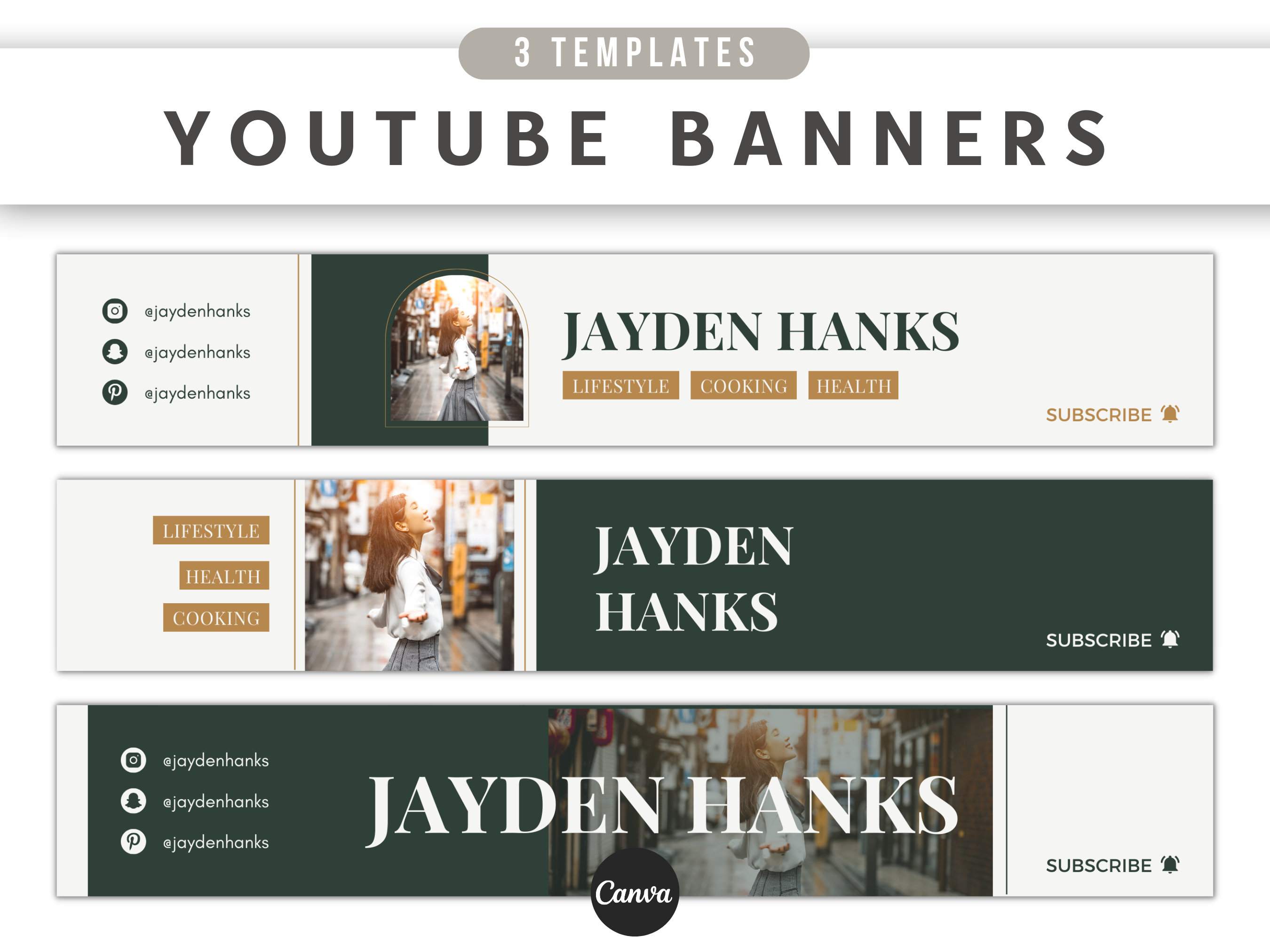 Youtube Banner Template, Youtube Channel Banner, Youtube Branding
